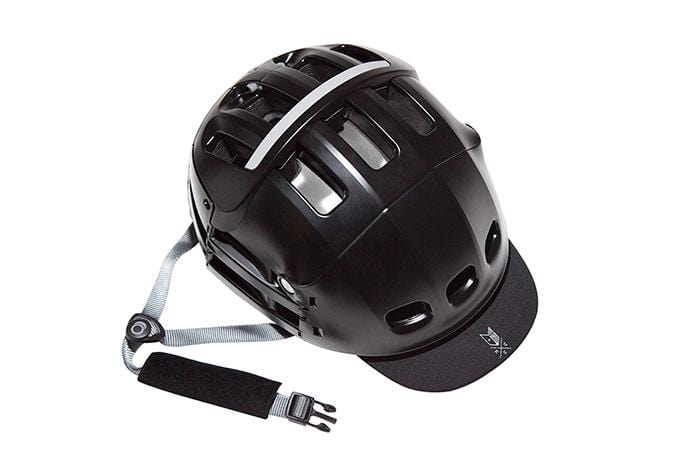Black Collapsible V2 Helmet - Martone Cycling Co.
