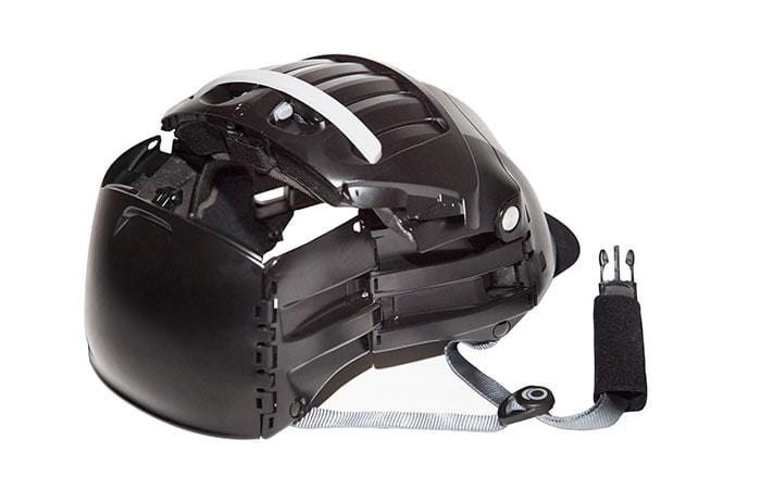 Black Collapsible V2 Helmet - Martone Cycling Co.